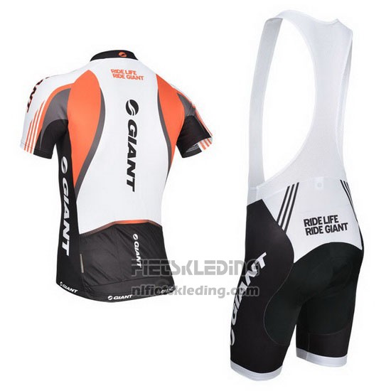 2014 Fietskleding Giant Wit en Zwart Korte Mouwen en Koersbroek