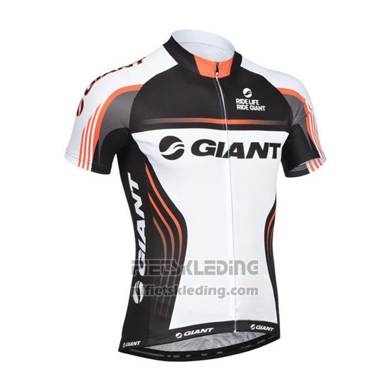 2014 Fietskleding Giant Wit en Zwart Korte Mouwen en Koersbroek