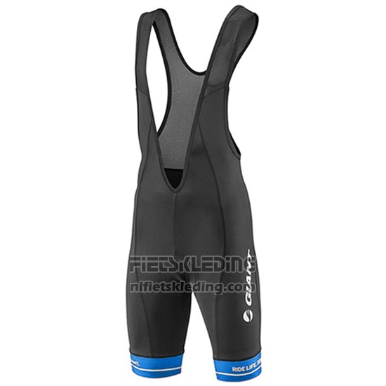 2016 Fietskleding Giant Zwart en Blauw Korte Mouwen en Koersbroek