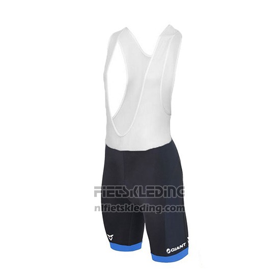 2018 Fietskleding Giant Club Sport Blauw en Zwart Korte Mouwen en Koersbroek