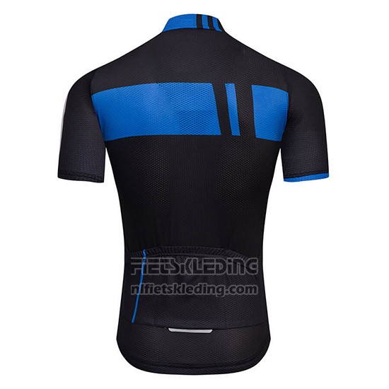 2018 Fietskleding Giant Zwart en Blauw Korte Mouwen en Koersbroek