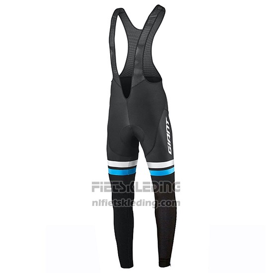 2019 Fietskleding Giant Race Day Blauw Zwart Lange Mouwen en Koersbroek