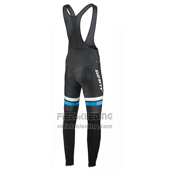 2019 Fietskleding Giant Race Day Blauw Zwart Lange Mouwen en Koersbroek