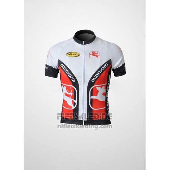 2010 Fietskleding Giordana Wit en Zwart Korte Mouwen en Koersbroek
