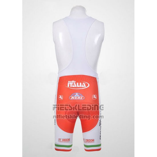 2011 Fietskleding Giordana Rood en Groen Korte Mouwen en Koersbroek
