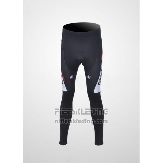 2011 Fietskleding Giordana Rood en Zwart Lange Mouwen en Koersbroek
