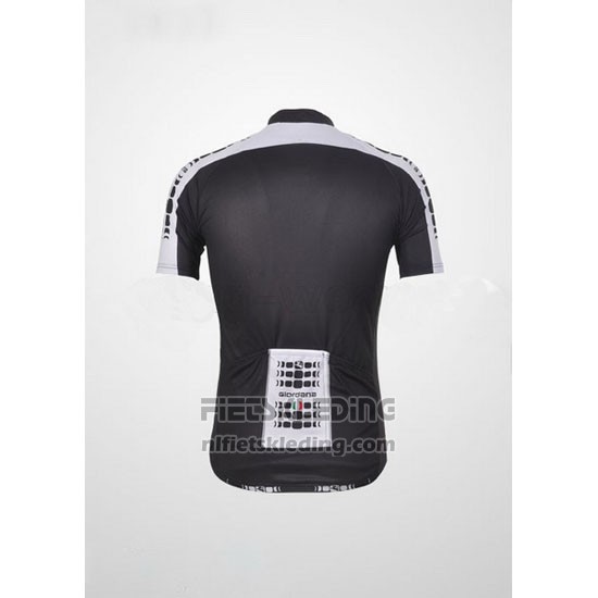 2011 Fietskleding Giordana Wit en Zwart Korte Mouwen en Koersbroek