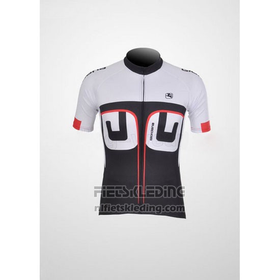 2012 Fietskleding Giordana Wit en Zwart Korte Mouwen en Koersbroek
