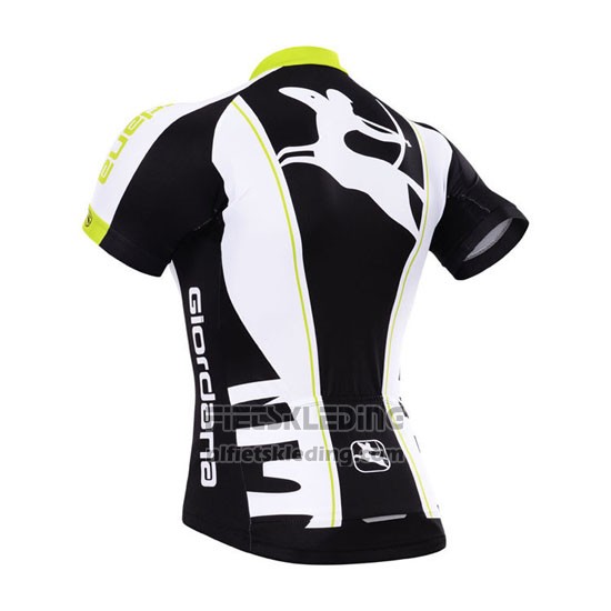 2015 Fietskleding Giordana Zwart en Wit Korte Mouwen en Koersbroek