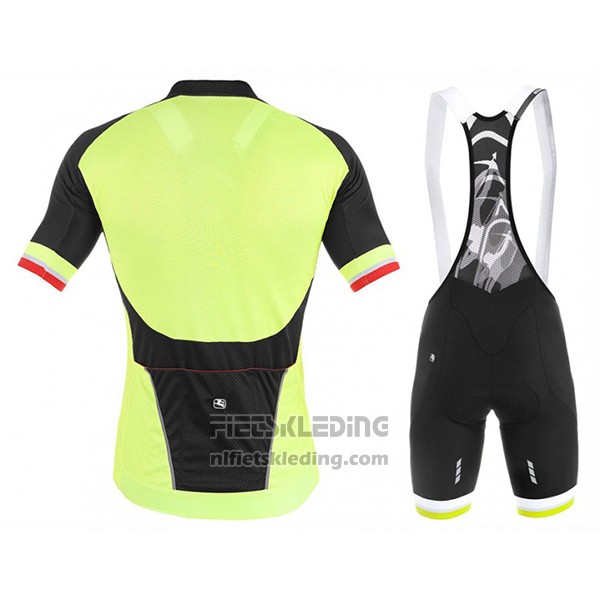 2017 Fietskleding Giordana Geel Korte Mouwen en Koersbroek