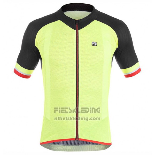 2017 Fietskleding Giordana Geel Korte Mouwen en Koersbroek