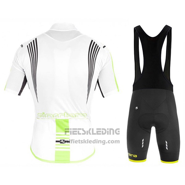2017 Fietskleding Giordana Sahara Wit Korte Mouwen en Koersbroek