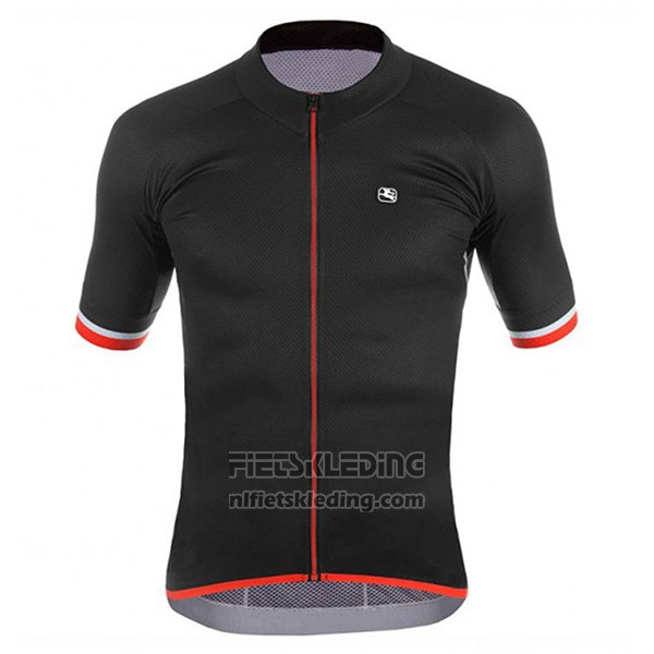 2017 Fietskleding Giordana Silver Line Zwart Korte Mouwen en Koersbroek