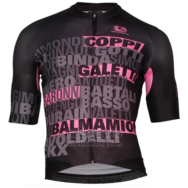 2017 Fietskleding Giordana Zwart Korte Mouwen en Koersbroek