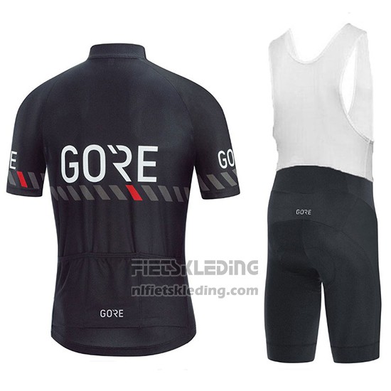2018 Fietskleding Gore C3 Zwart Korte Mouwen en Koersbroek