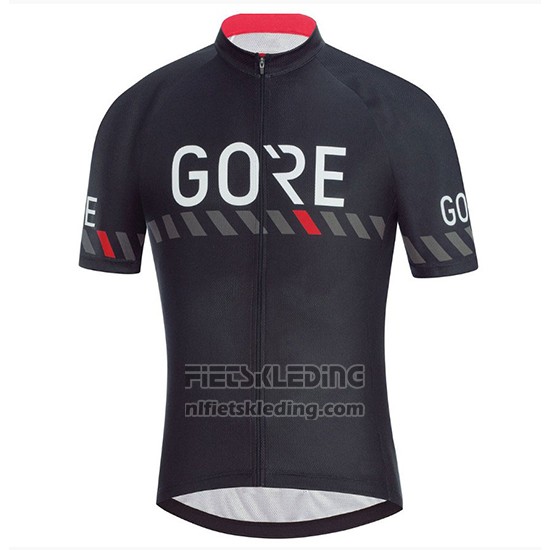 2018 Fietskleding Gore C3 Zwart Korte Mouwen en Koersbroek