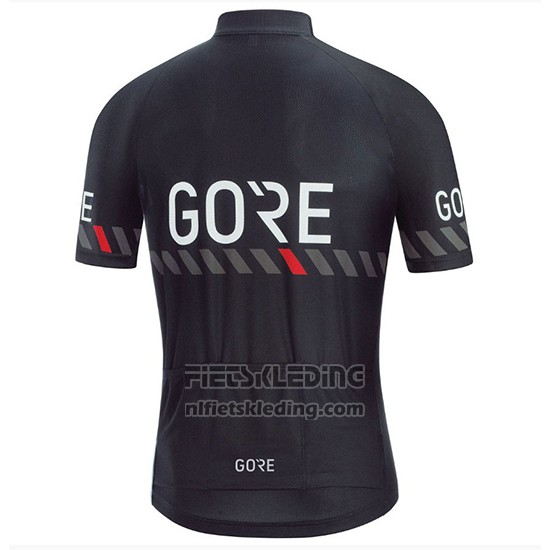 2018 Fietskleding Gore C3 Zwart Korte Mouwen en Koersbroek