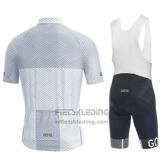 2018 Fietskleding Gore Wit Korte Mouwen en Koersbroek