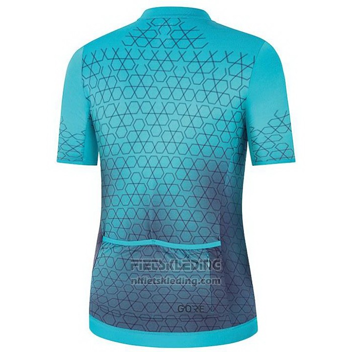 2021 Fietskleding Gore Blauw Korte Mouwen en Koersbroek