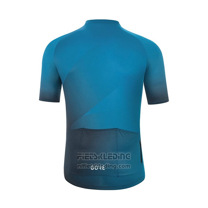 2022 Fietskleding Gore Blauw Korte Mouwen en Koersbroek