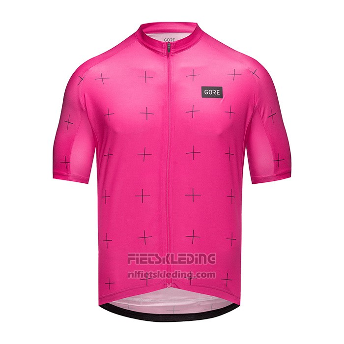 2022 Fietskleding Gore Fuchsia Korte Mouwen en Koersbroek