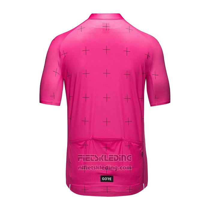 2022 Fietskleding Gore Fuchsia Korte Mouwen en Koersbroek