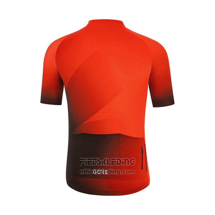 2022 Fietskleding Gore Oranje Korte Mouwen en Koersbroek