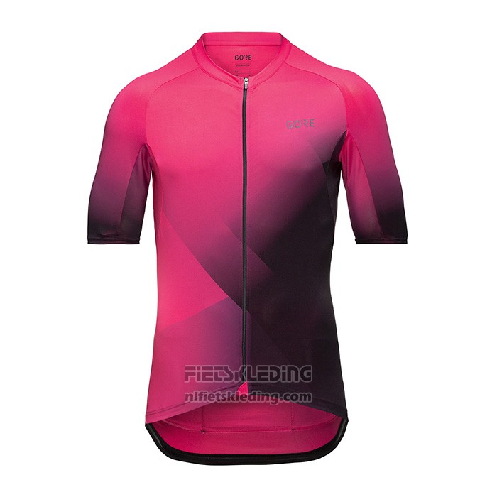 2022 Fietskleding Gore Violet Korte Mouwen en Koersbroek