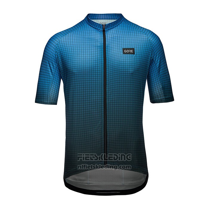 2022 Fietskleding Gore Zwart Blauw Korte Mouwen en Koersbroek