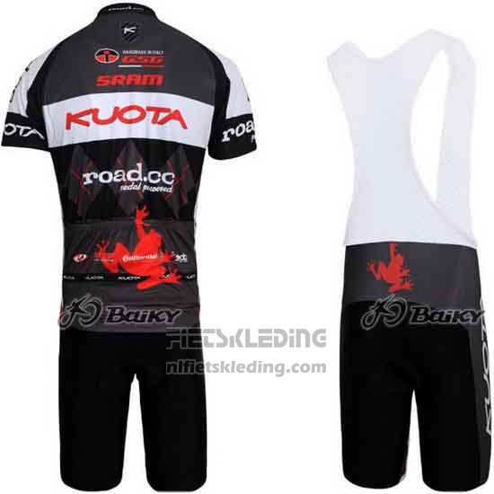 2011 Fietskleding Kuota Zwart en Wit Korte Mouwen en Koersbroek
