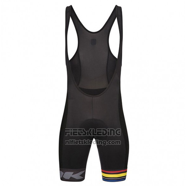 2017 Fietskleding Look Aero Carrera Zwart en Geel Korte Mouwen en Koersbroek