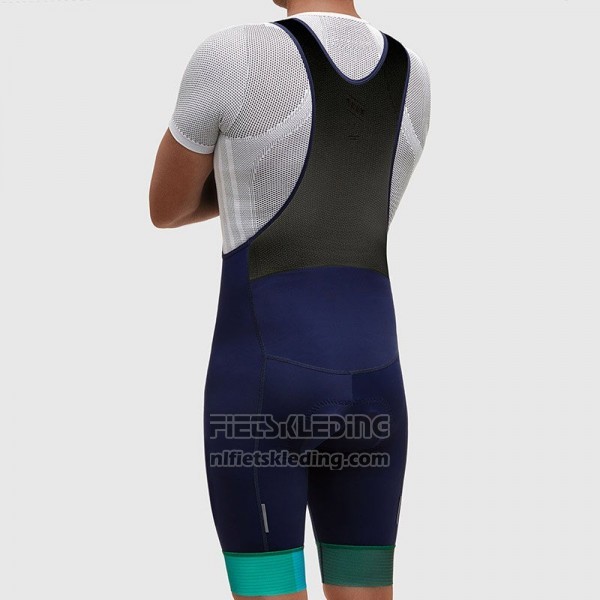 2017 Fietskleding Maap Blauw en Azuur Korte Mouwen en Koersbroek