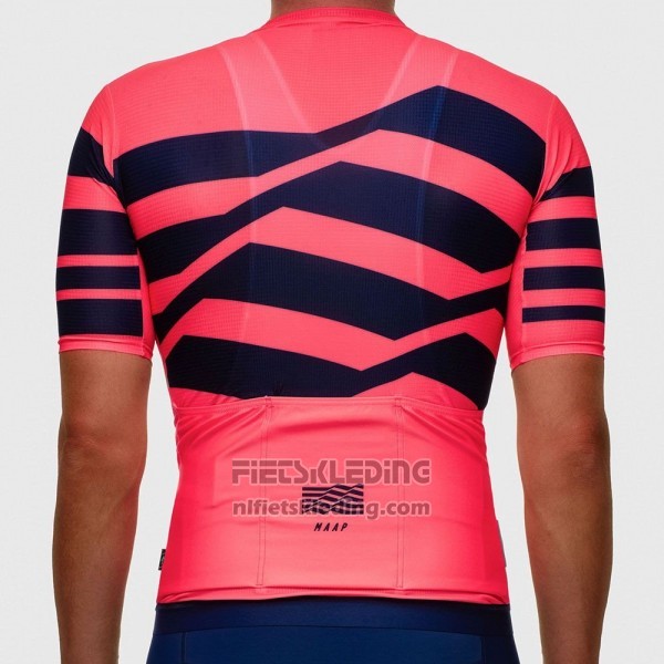 2017 Fietskleding Maap M-flag Pro Rood Korte Mouwen en Koersbroek