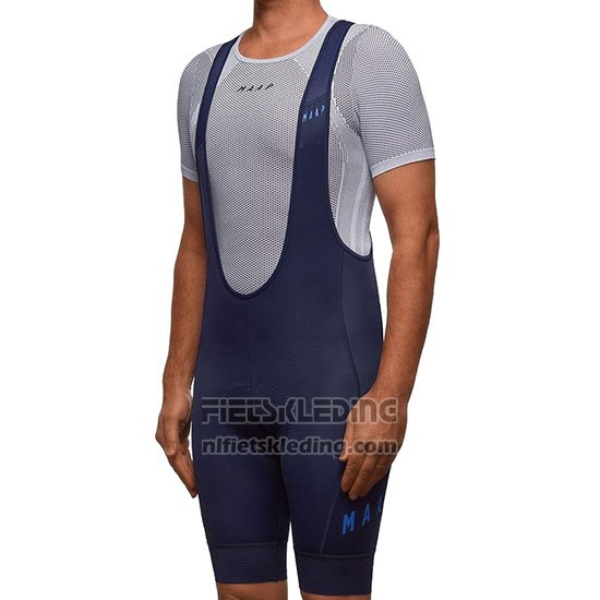 2019 Fietskleding Maap Aether Donker Blauw Korte Mouwen en Koersbroek