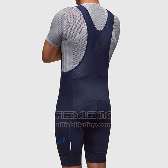 2019 Fietskleding Maap Aether Donker Blauw Korte Mouwen en Koersbroek