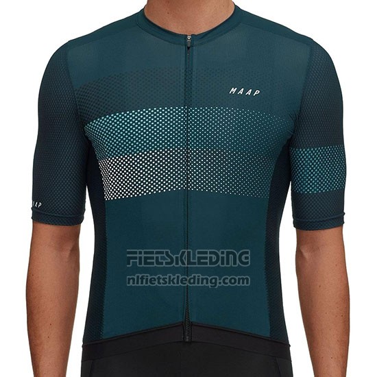 2019 Fietskleding Maap Aether Donker Groen Korte Mouwen en Koersbroek