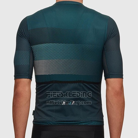 2019 Fietskleding Maap Aether Donker Groen Korte Mouwen en Koersbroek