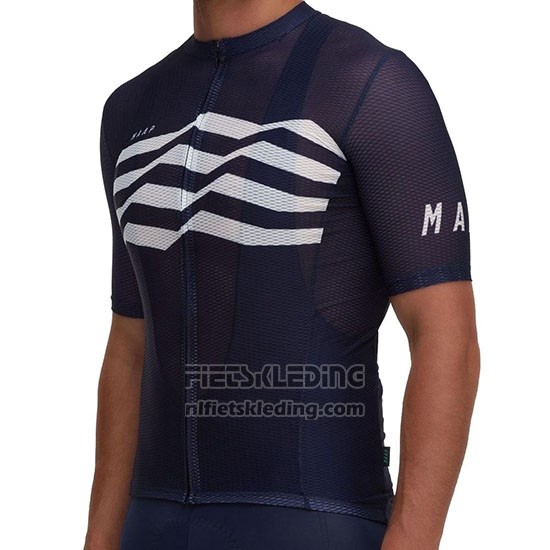 2019 Fietskleding Maap Flag Zwart Wit Zwart Korte Mouwen en Koersbroek