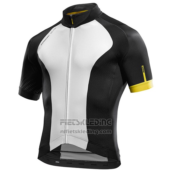 2017 Fietskleding Mavic Wit en Zwart Korte Mouwen en Koersbroek