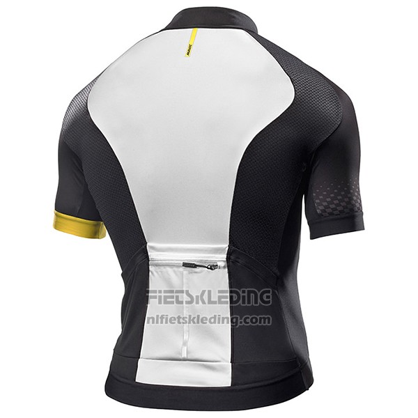 2017 Fietskleding Mavic Wit en Zwart Korte Mouwen en Koersbroek