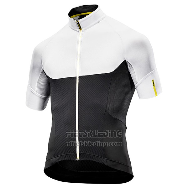 2017 Fietskleding Mavic Zwart en Wit Korte Mouwen en Koersbroek