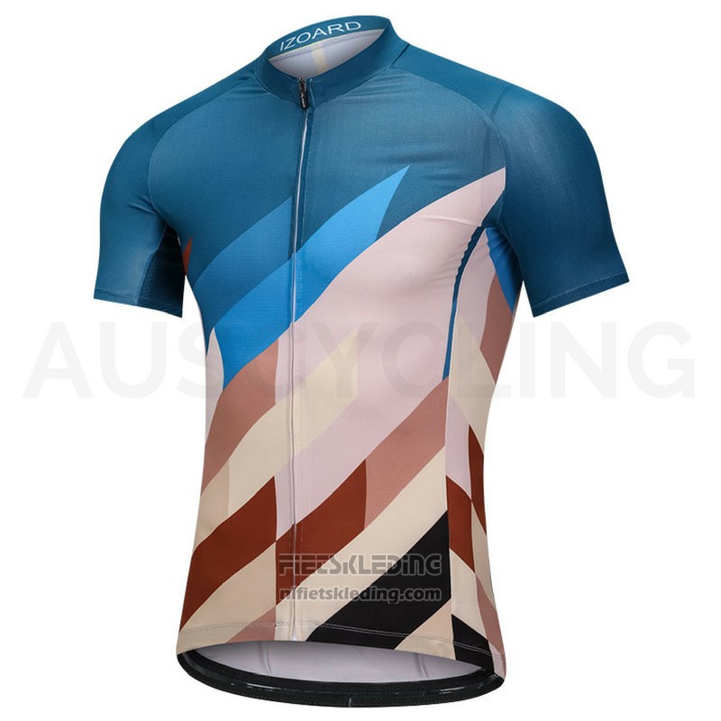 2018 Fietskleding Mavic Blauw en Bruin Korte Mouwen en Koersbroek