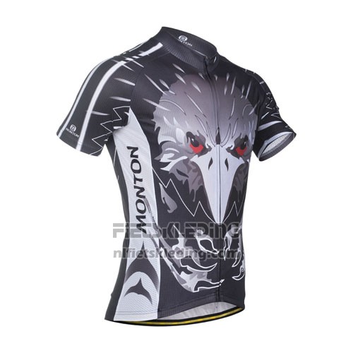 2014 Fietskleding Monton Zilver en Bruin Korte Mouwen en Koersbroek