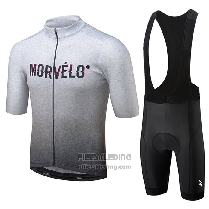 2020 Fietskleding Morvelo Grijs Korte Mouwen en Koersbroek