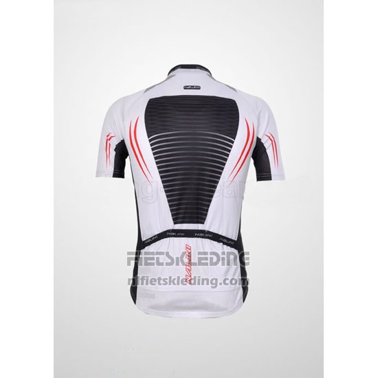 2010 Fietskleding Nalini Zwart en Wit Korte Mouwen en Koersbroek