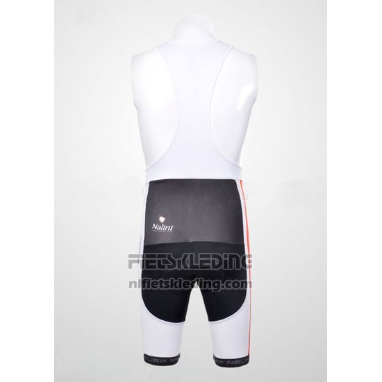 2012 Fietskleding Nalini Zwart en Wit Korte Mouwen en Koersbroek