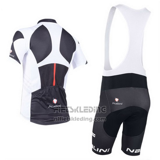 2013 Fietskleding Nalini Grijs en Zwart Korte Mouwen en Koersbroek