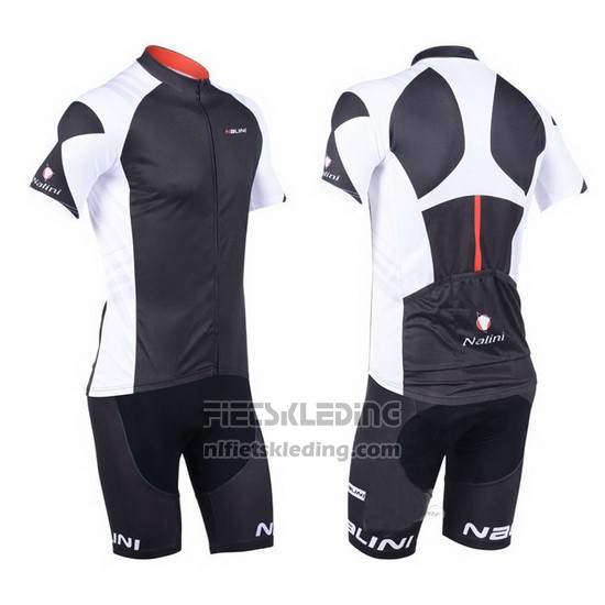 2013 Fietskleding Nalini Grijs en Zwart Korte Mouwen en Koersbroek