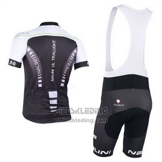2013 Fietskleding Nalini Zwart en Grijs Korte Mouwen en Koersbroek