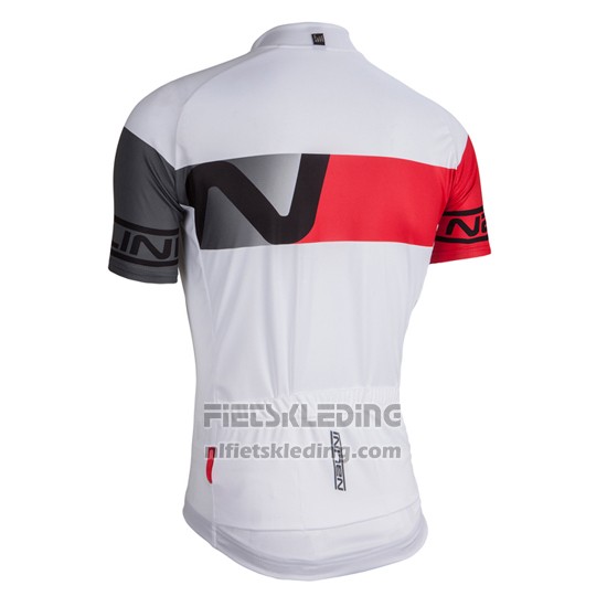 2016 Fietskleding Nalini Wit en Rood Korte Mouwen en Koersbroek